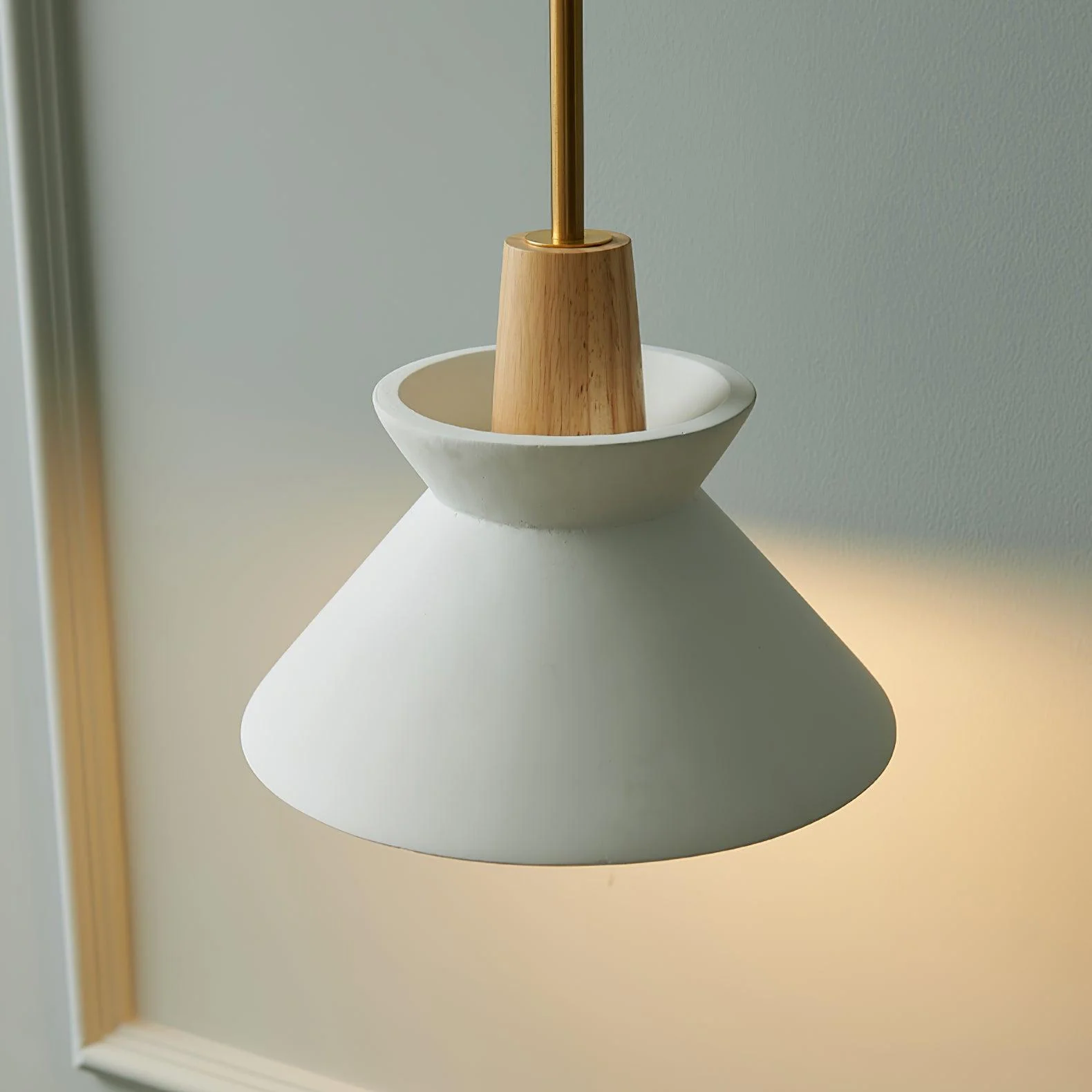 Solara Pendant Lamp Wood Space Nordic Minimalist - Image 29
