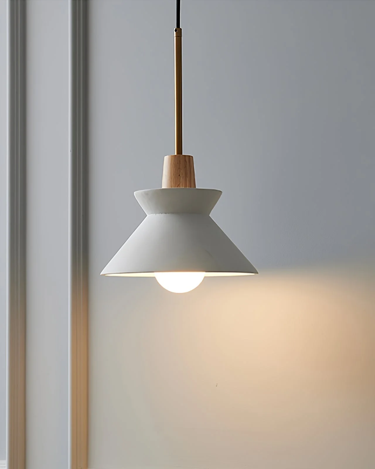 Solara Pendant Lamp Wood Space Nordic Minimalist - Image 31