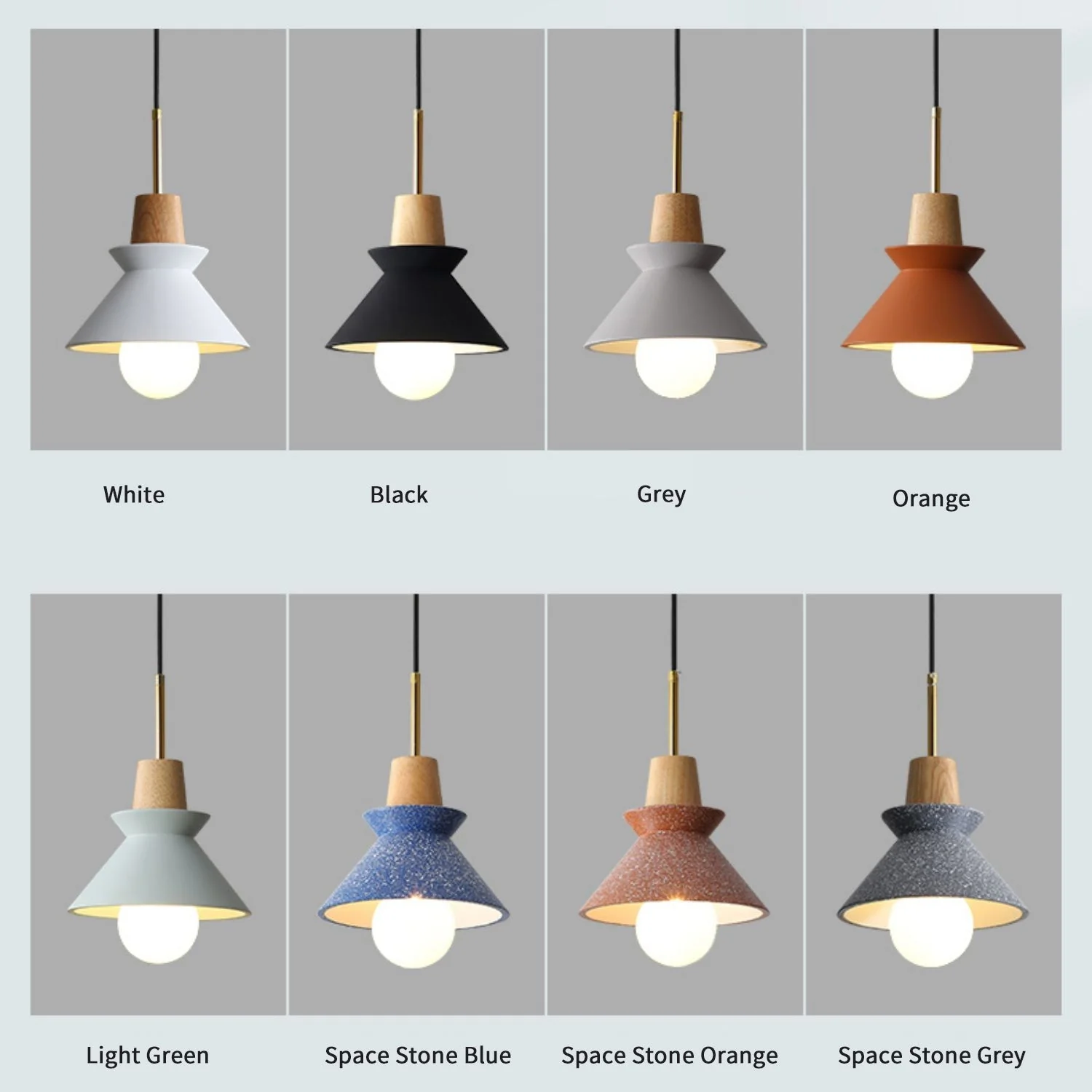 Solara Pendant Lamp Wood Space Nordic Minimalist - Image 33