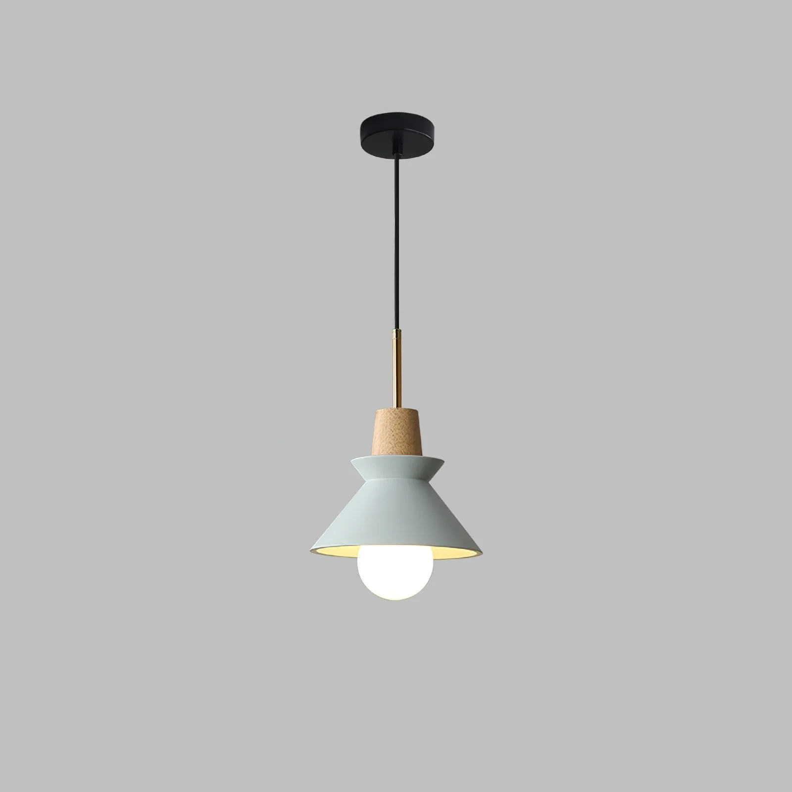 Solara Pendant Lamp Wood Space Nordic Minimalist - Image 34