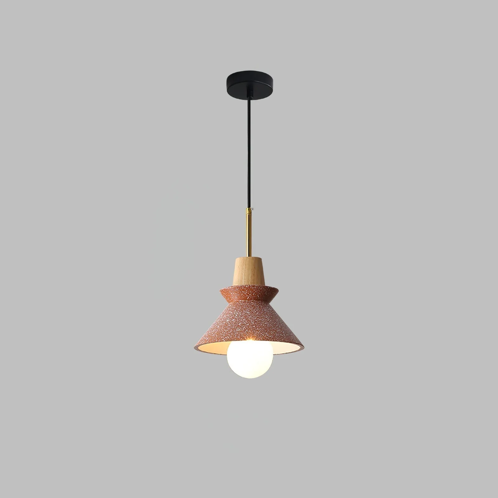 Solara Pendant Lamp Wood Space Nordic Minimalist - Image 6
