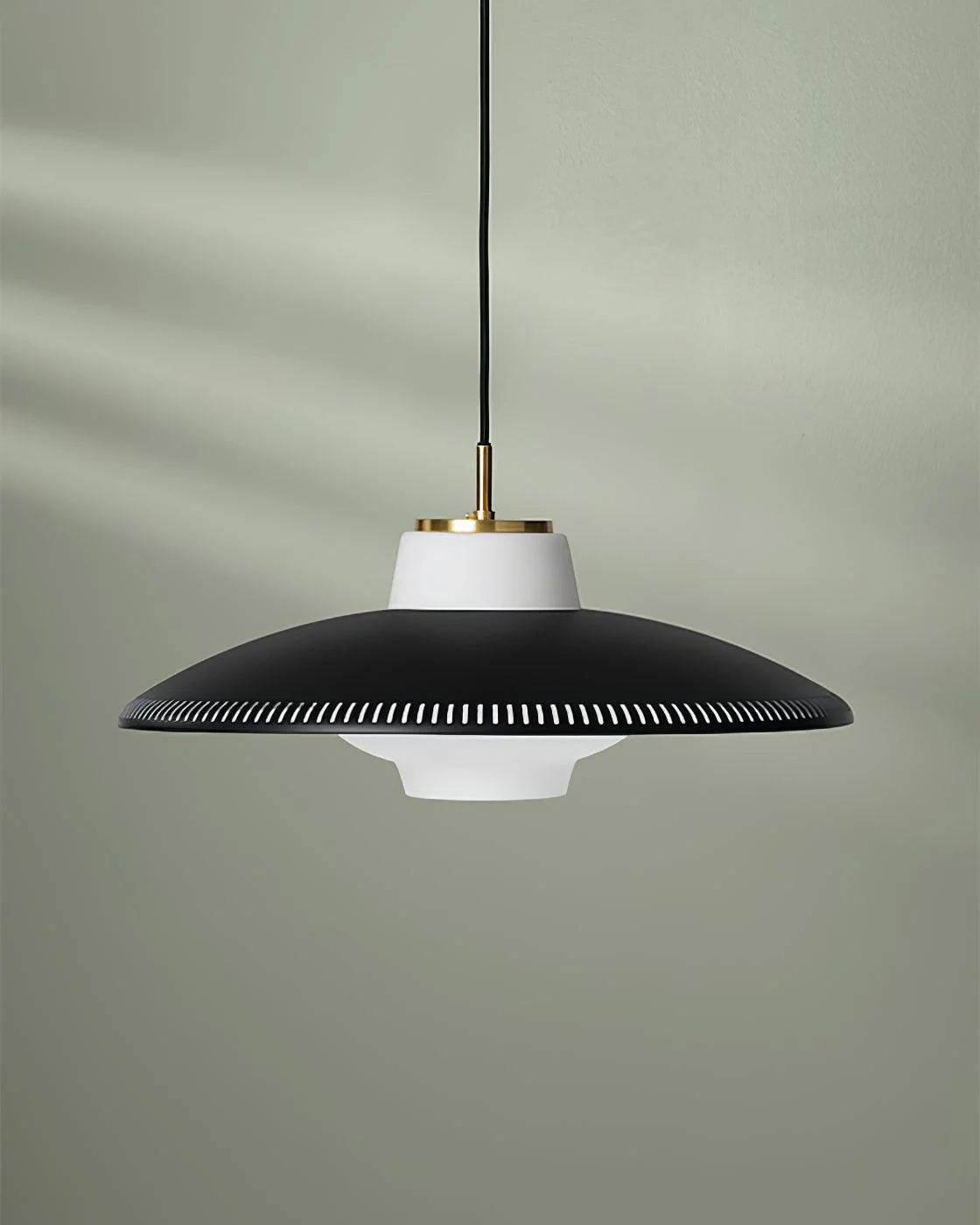Solara Pendant Lamp Opal Glass Wide Shade Classic - Image 19