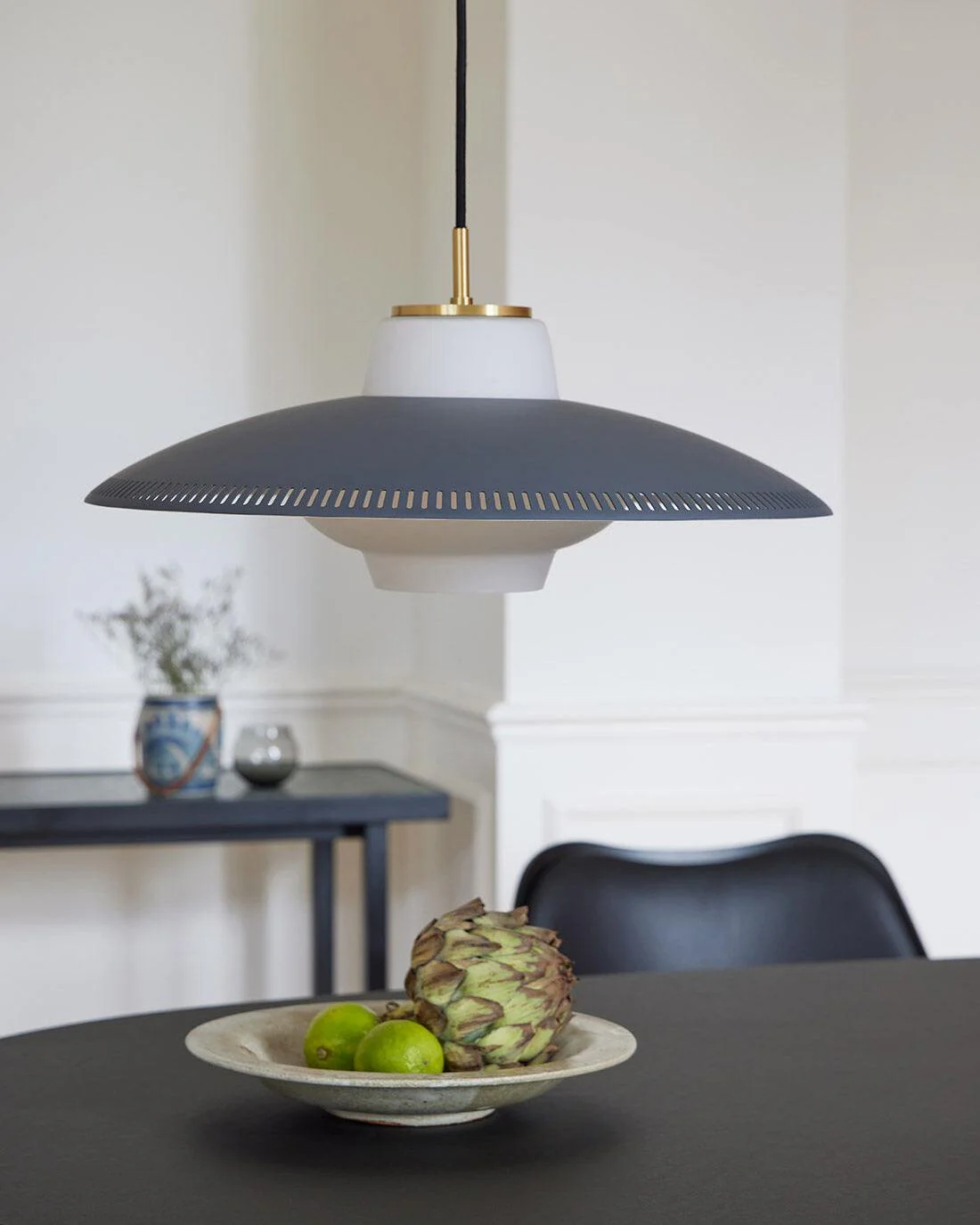 Solara Pendant Lamp Opal Glass Wide Shade Classic - Image 20