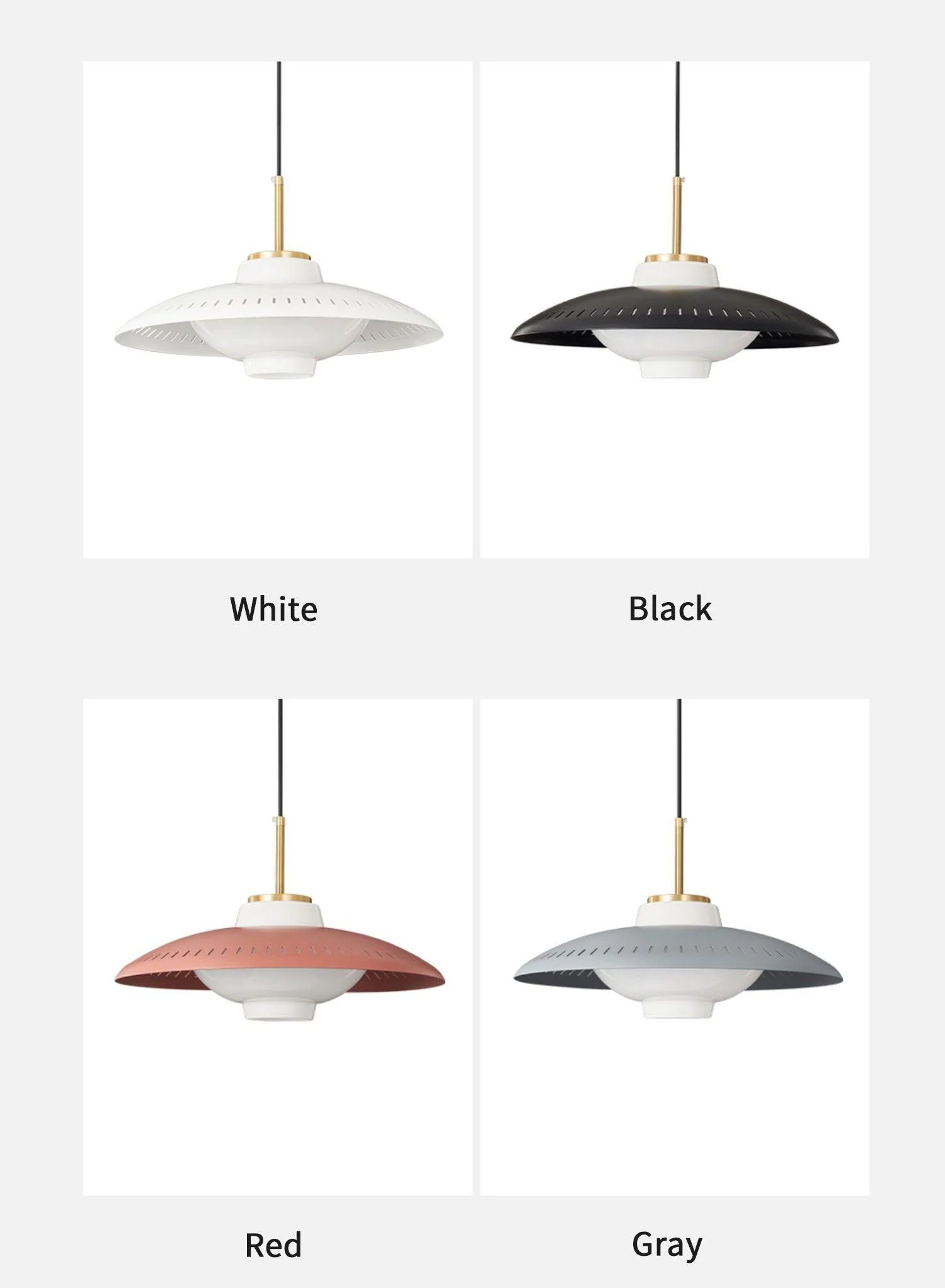 Solara Pendant Lamp Opal Glass Wide Shade Classic - Image 28
