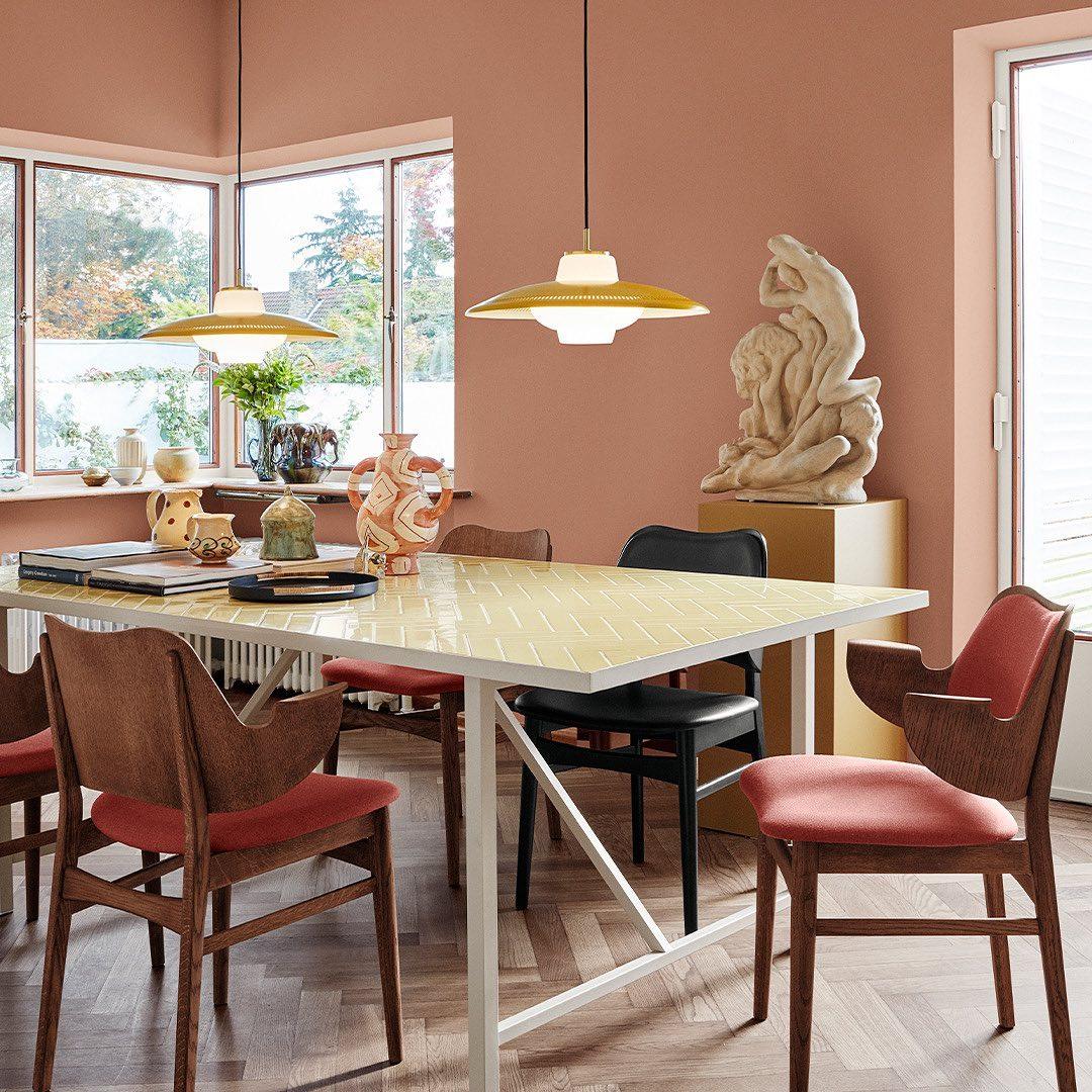 Solara Pendant Lamp Opal Glass Wide Shade Classic - Image 30