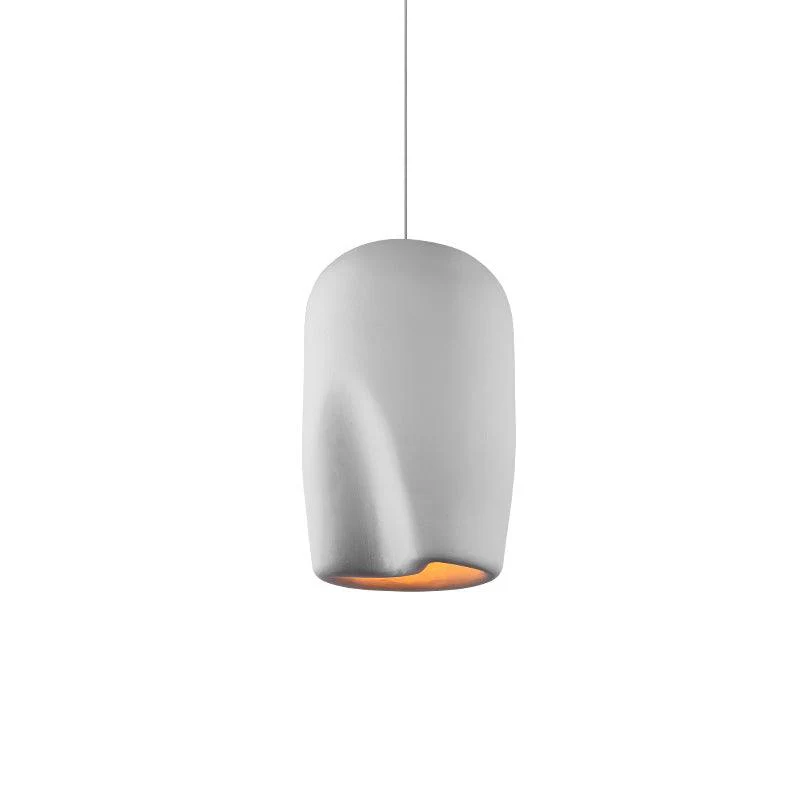 Solara Pendant Lamp Plaster Rounded Dome Wabi Sabi - Image 7