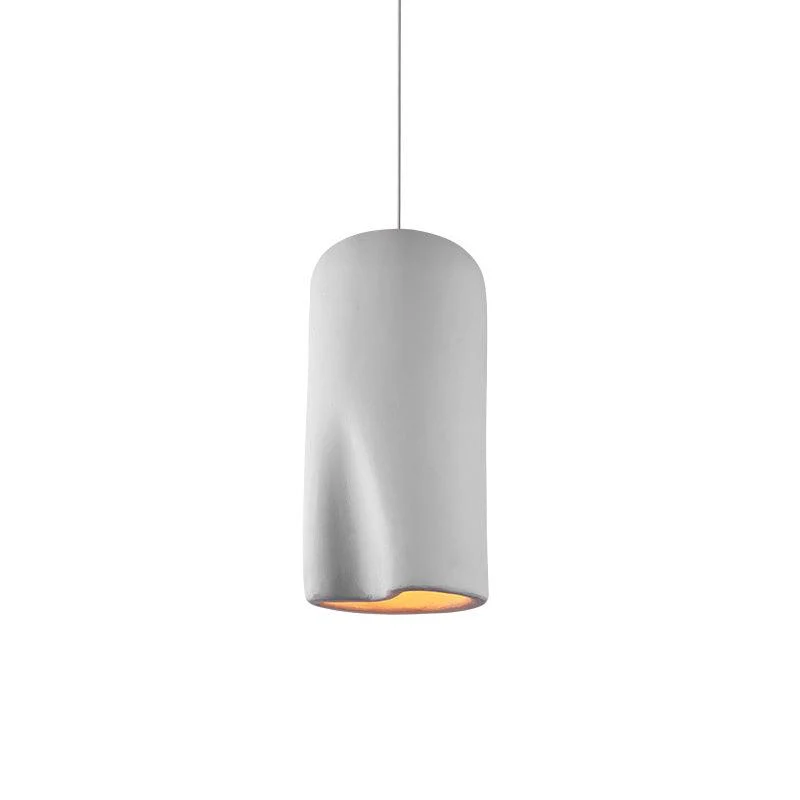 Solara Pendant Lamp Plaster Rounded Dome Wabi Sabi - Image 8