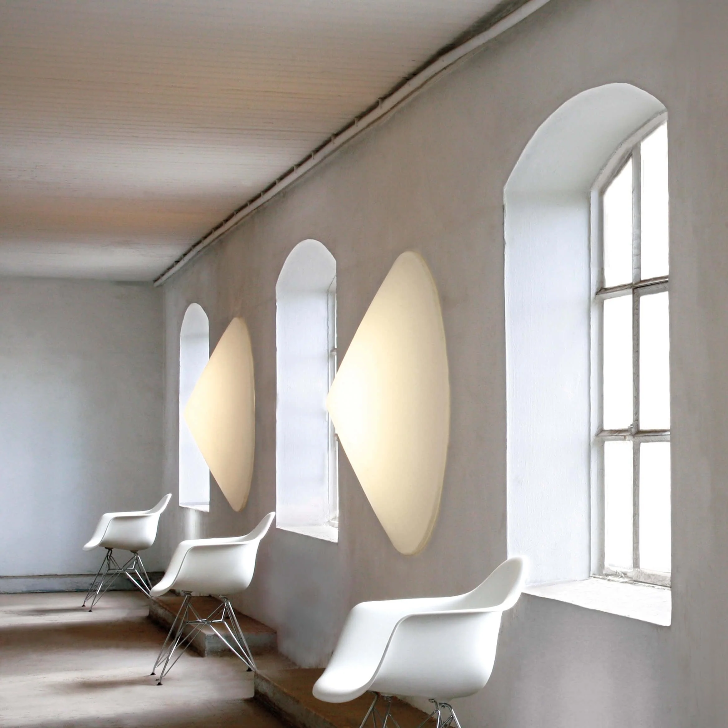 Solara Pendant Lamp Polyethylene Tilted Hat Minimalist - Image 26