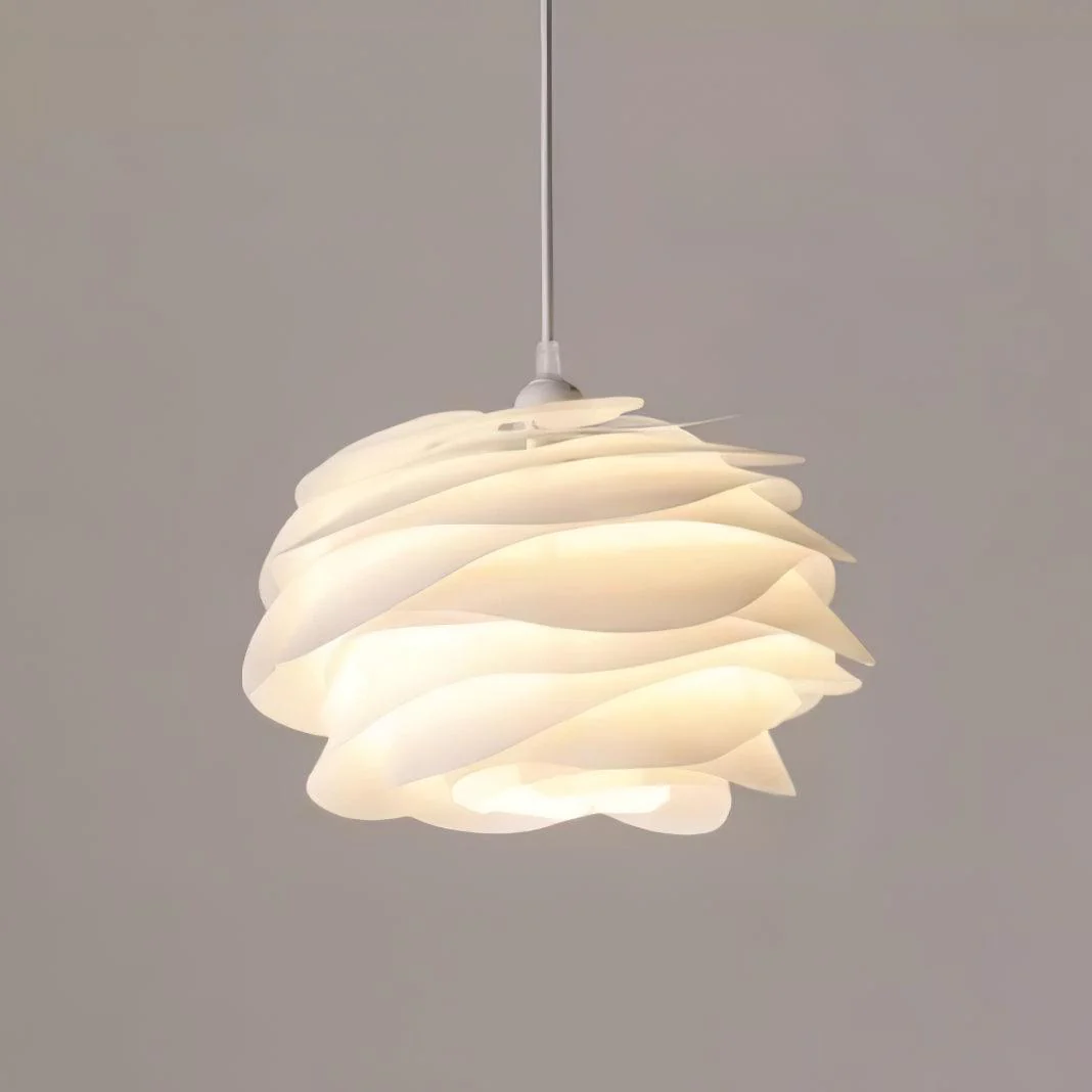 Solara Pendant Lamp PVC Rose Floral Layered Romantic - Image 10