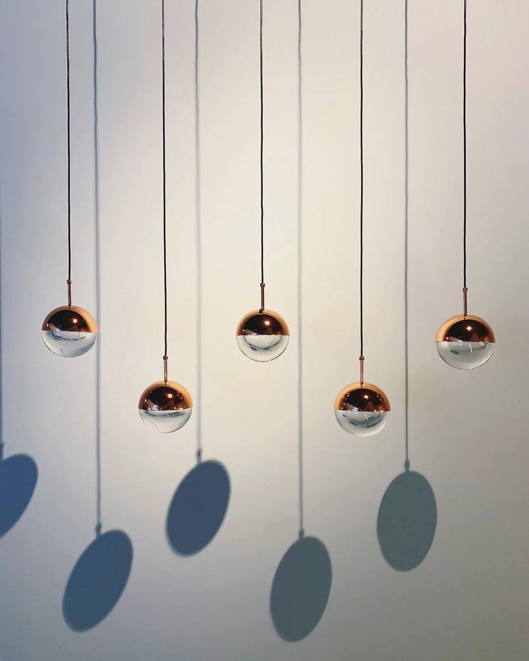 Solara Pendant Lamp Steel Glass Multi Drop Minimalist Staircase - Image 108