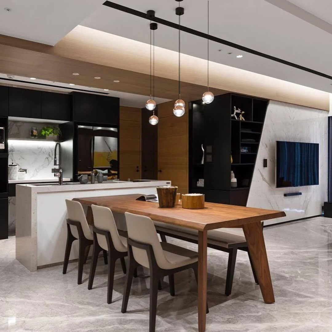 Solara Pendant Lamp Steel Glass Multi Drop Minimalist Staircase - Image 67