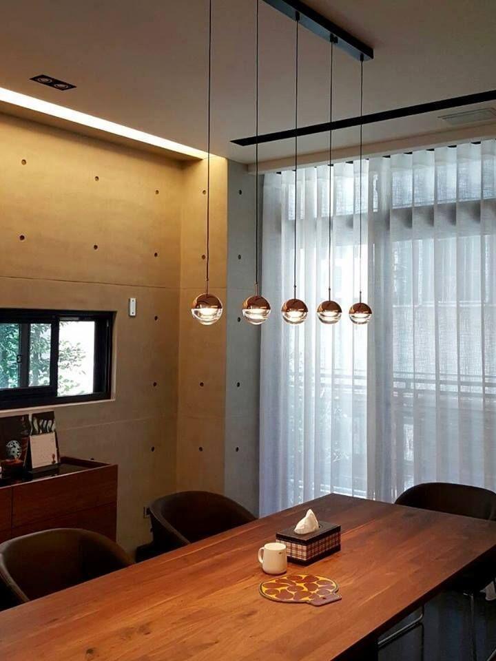 Solara Pendant Lamp Steel Glass Multi Drop Minimalist Staircase - Image 7
