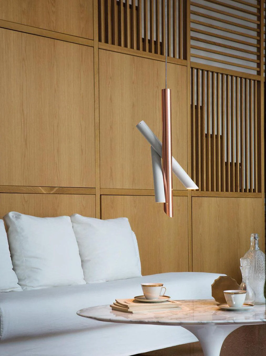 Solara Pendant Lamp Tubes Aluminum Minimalist - Image 11