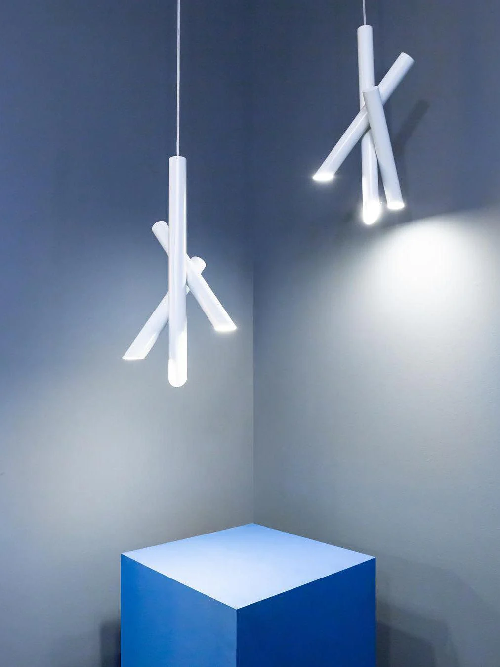 Solara Pendant Lamp Tubes Aluminum Minimalist - Image 18