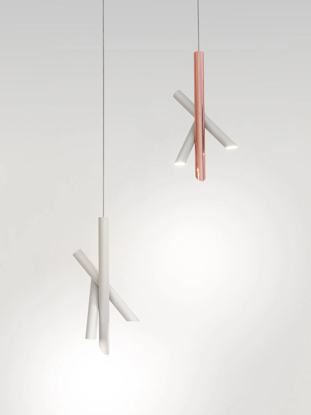 Solara Pendant Lamp Tubes Aluminum Minimalist - Image 2