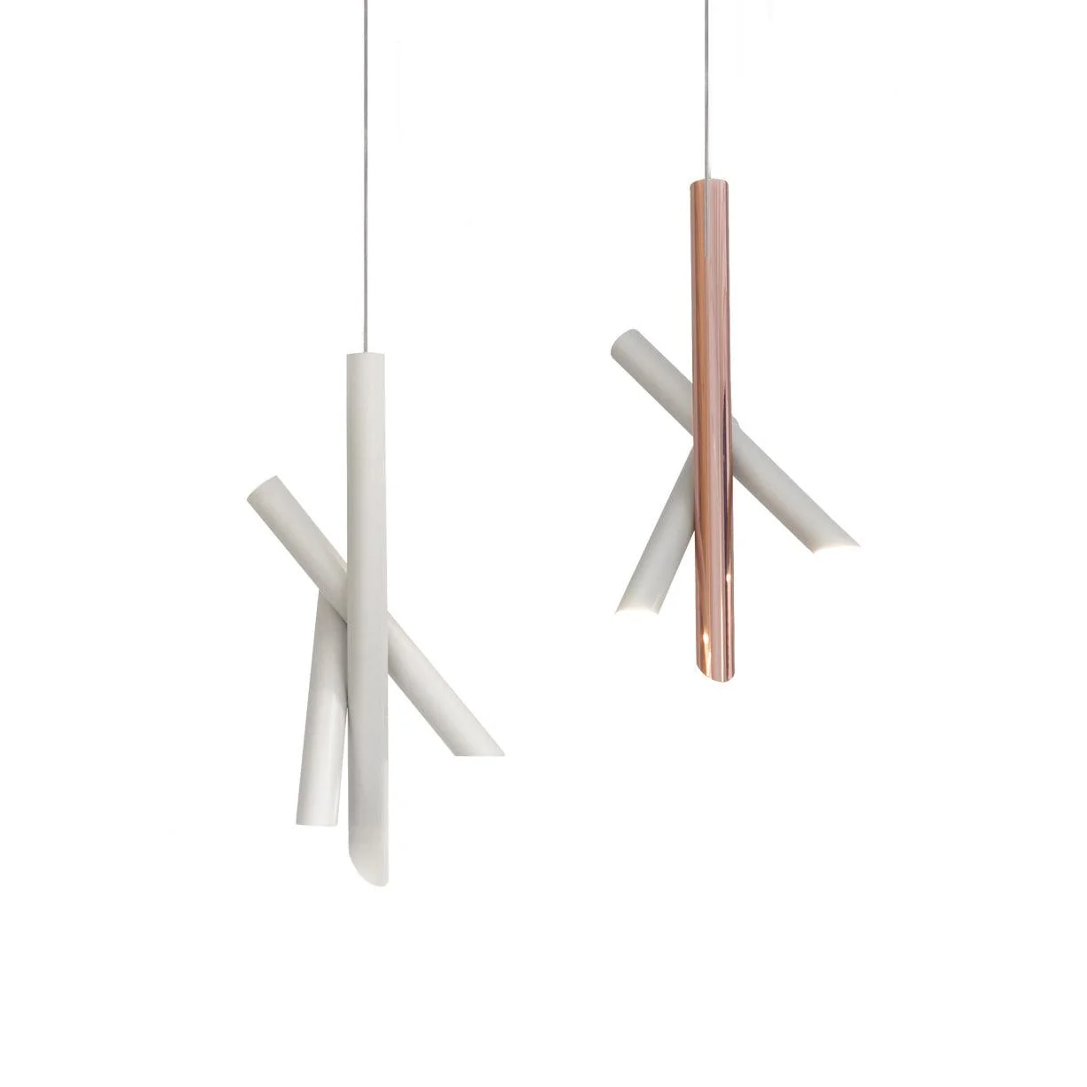 Solara Pendant Lamp Tubes Aluminum Minimalist - Image 30