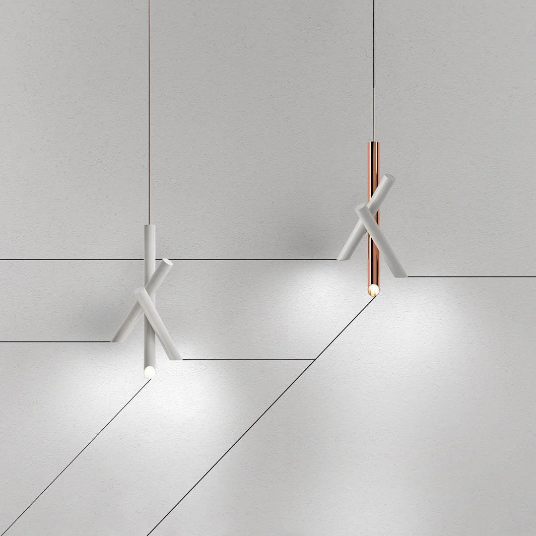 Solara Pendant Lamp Tubes Aluminum Minimalist - Image 34