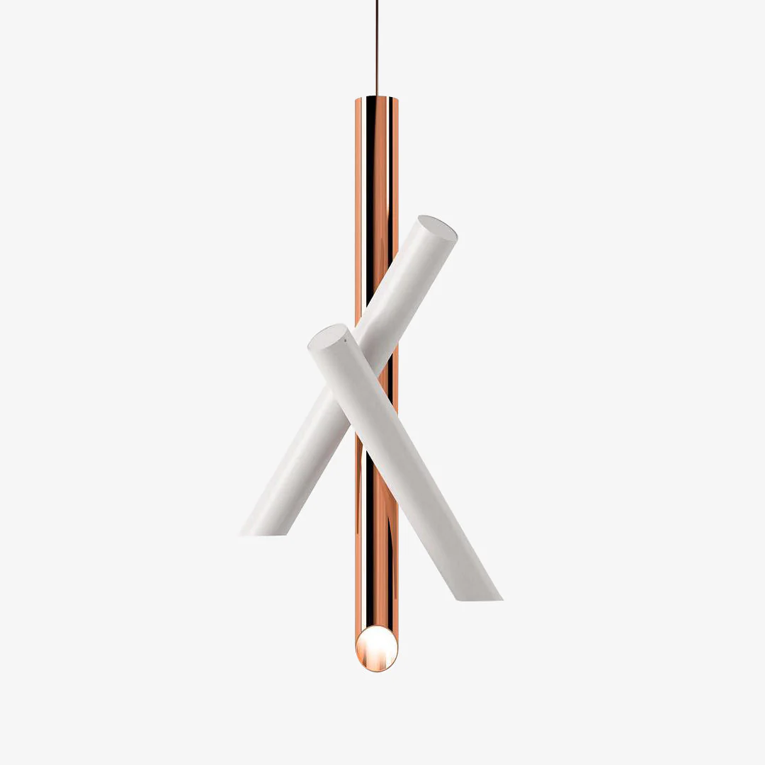 Solara Pendant Lamp Tubes Aluminum Minimalist - Image 44
