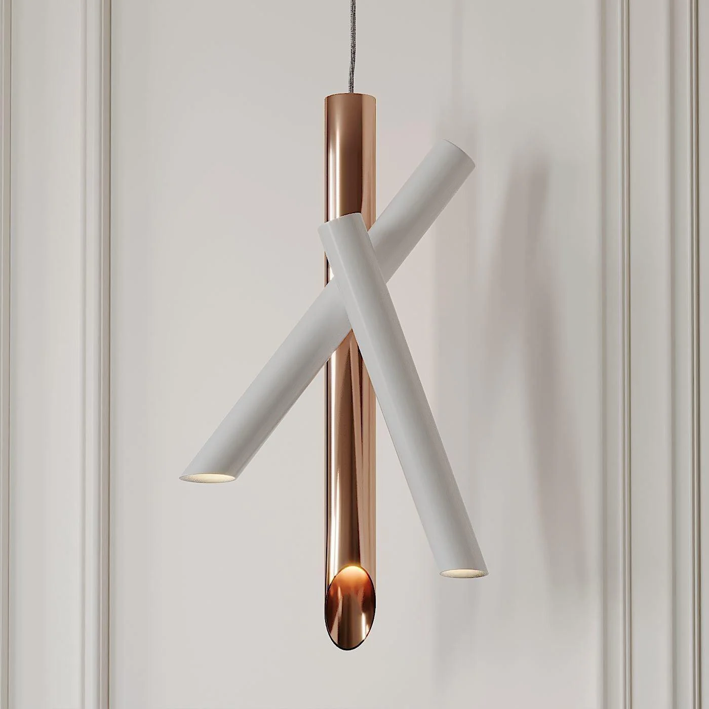 Solara Pendant Lamp Tubes Aluminum Minimalist - Image 56