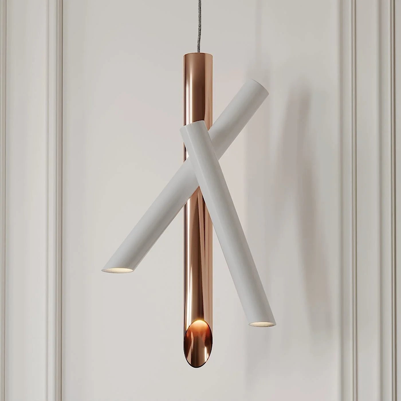 Solara Pendant Lamp Tubes Aluminum Minimalist - Image 58