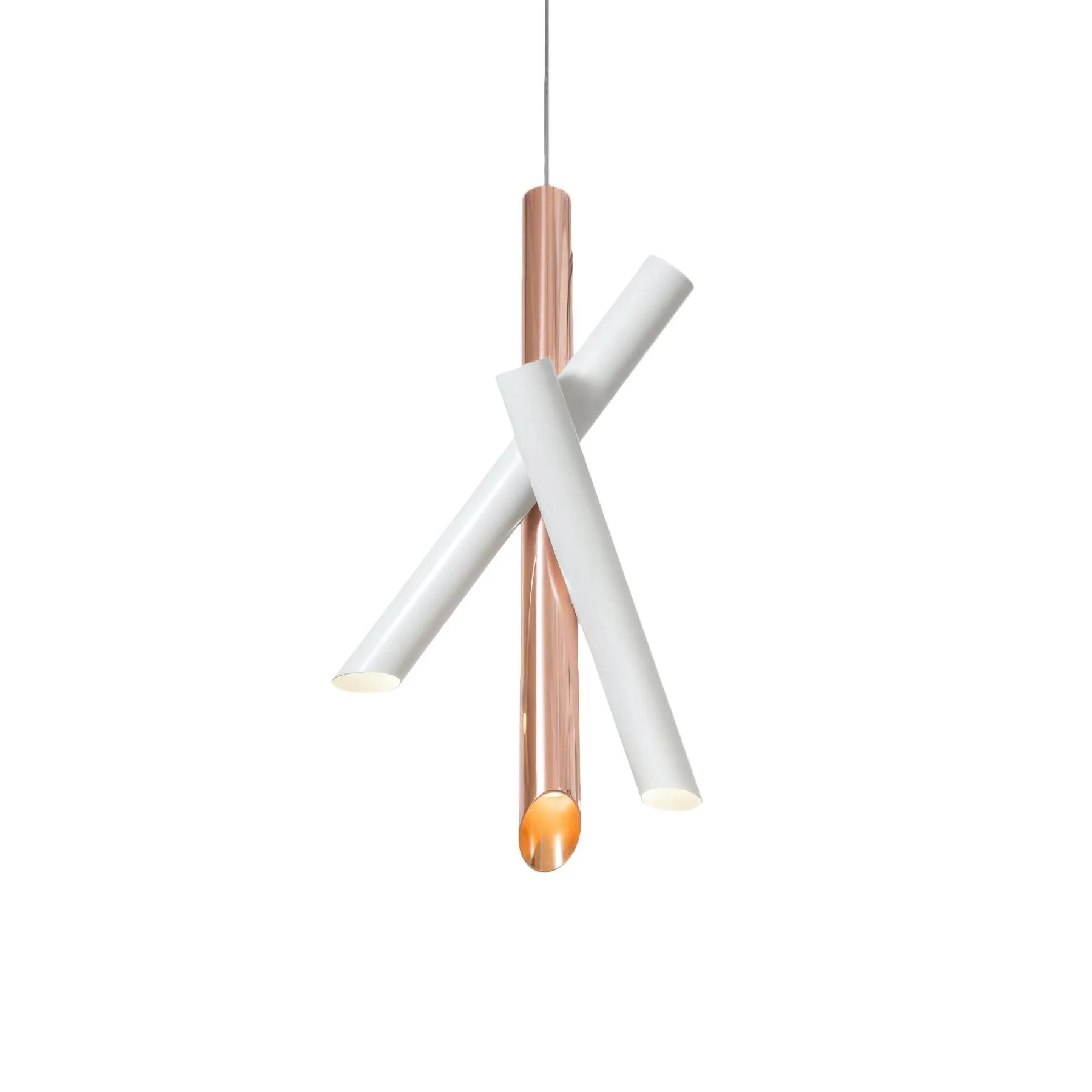 Solara Pendant Lamp Tubes Aluminum Minimalist - Image 75
