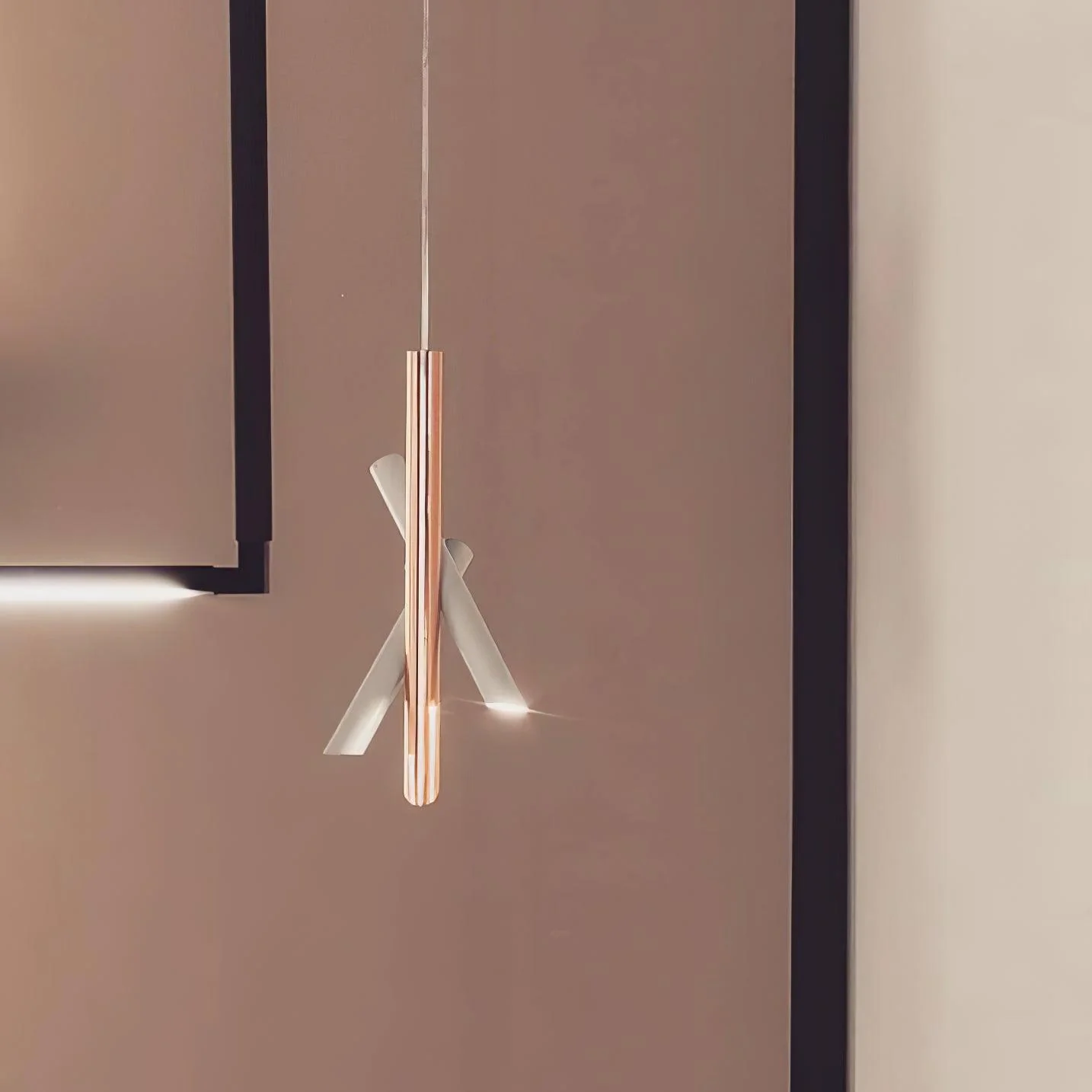 Solara Pendant Lamp Tubes Aluminum Minimalist - Image 80