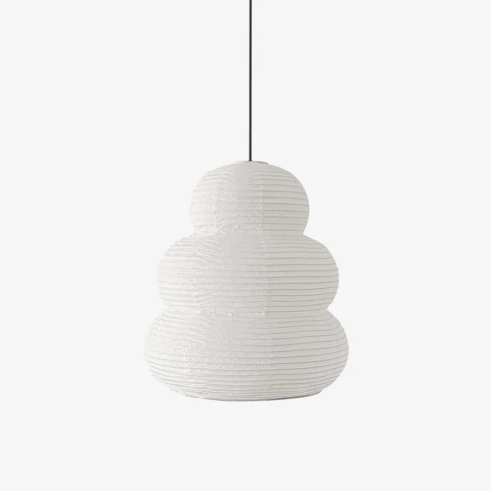 Solara Pendant Lamp Washi Paper Tiered Lantern Japanese Living Room - Image 20