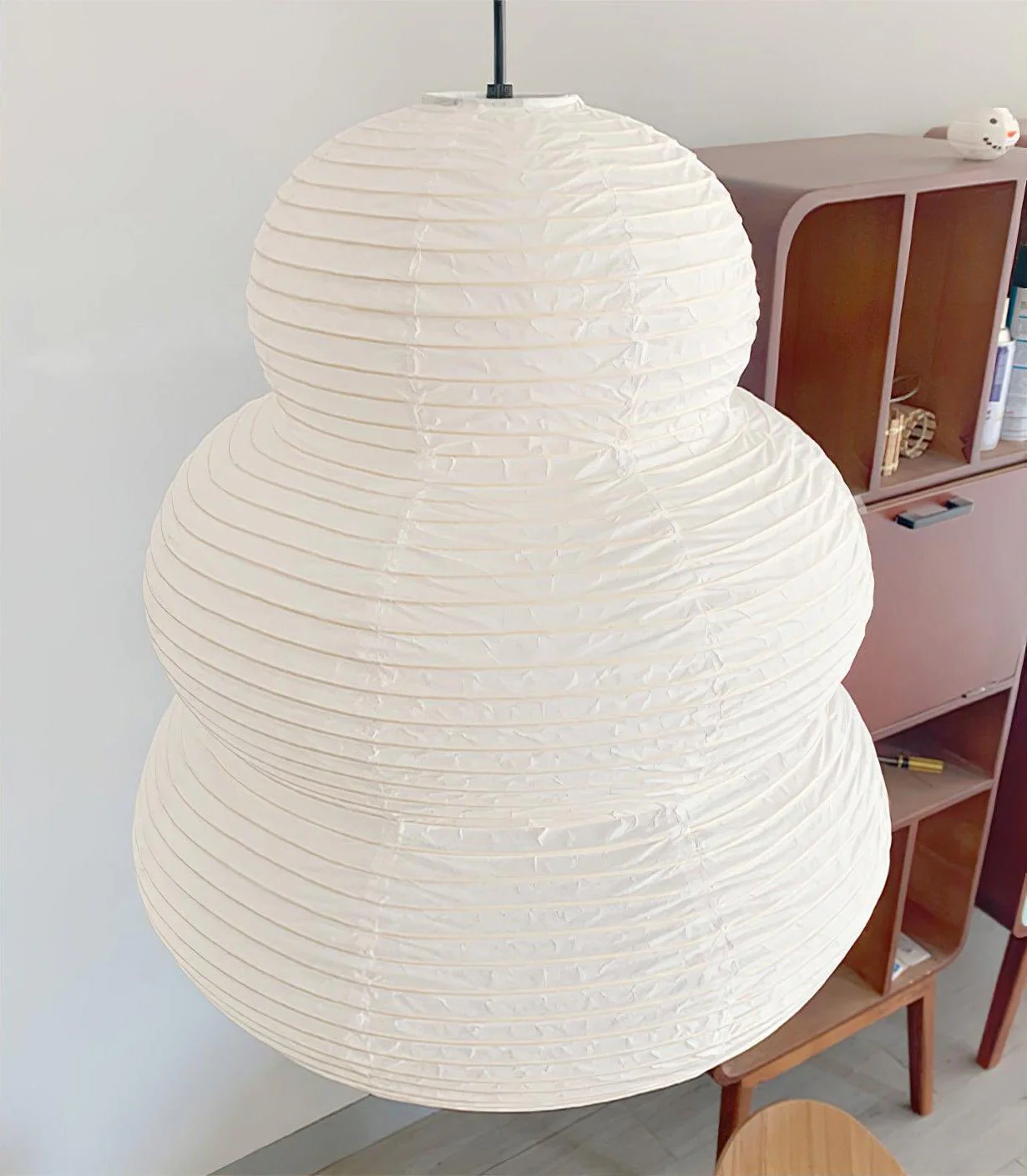 Solara Pendant Lamp Washi Paper Tiered Lantern Japanese Living Room - Image 34