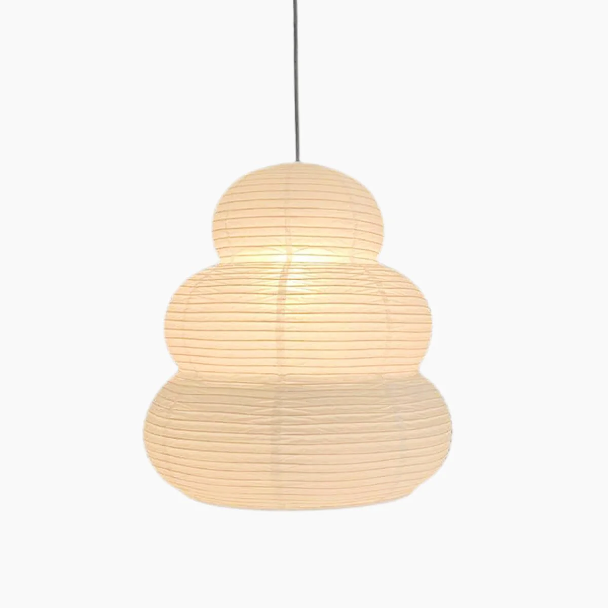 Solara Pendant Lamp Washi Paper Tiered Lantern Japanese Living Room - Image 35