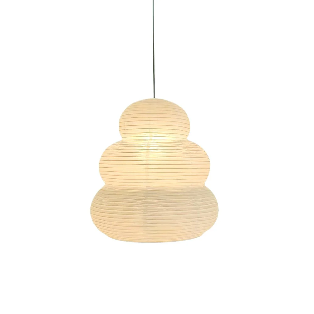 Solara Pendant Lamp Washi Paper Tiered Lantern Japanese Living Room - Image 6