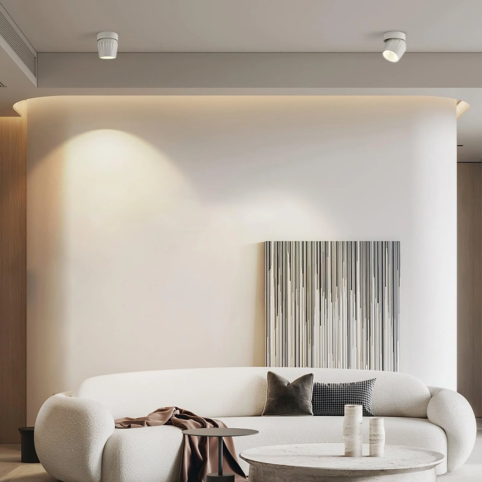Solara Spotlight Aluminum Ribbed Rotatable Minimalist - Image 24