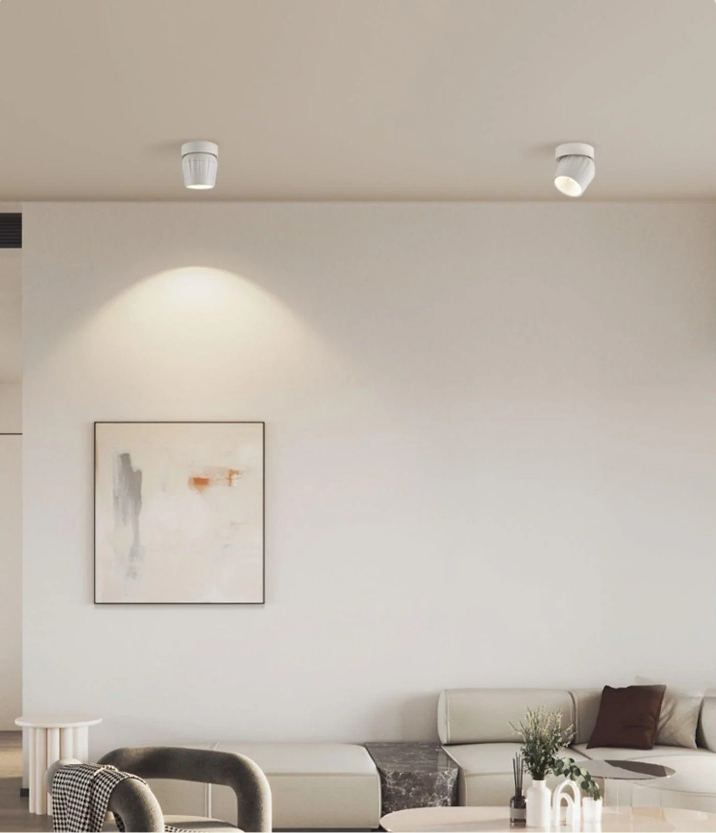 Solara Spotlight Aluminum Ribbed Rotatable Minimalist - Image 6