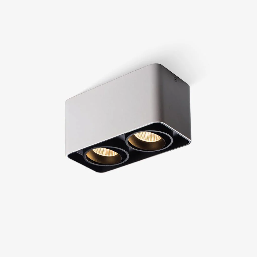 Solara Spotlight Surface Mount Twin LED Angular Minimalist