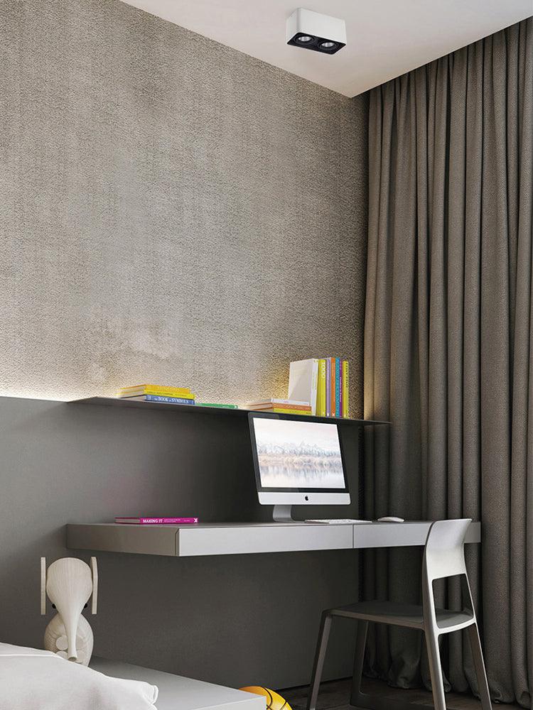 Solara Spotlight Surface Mount Twin LED Angular Minimalist - Image 11