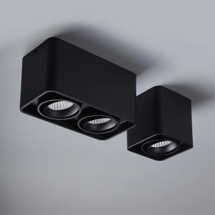 Solara Spotlight Surface Mount Twin LED Angular Minimalist - Image 12