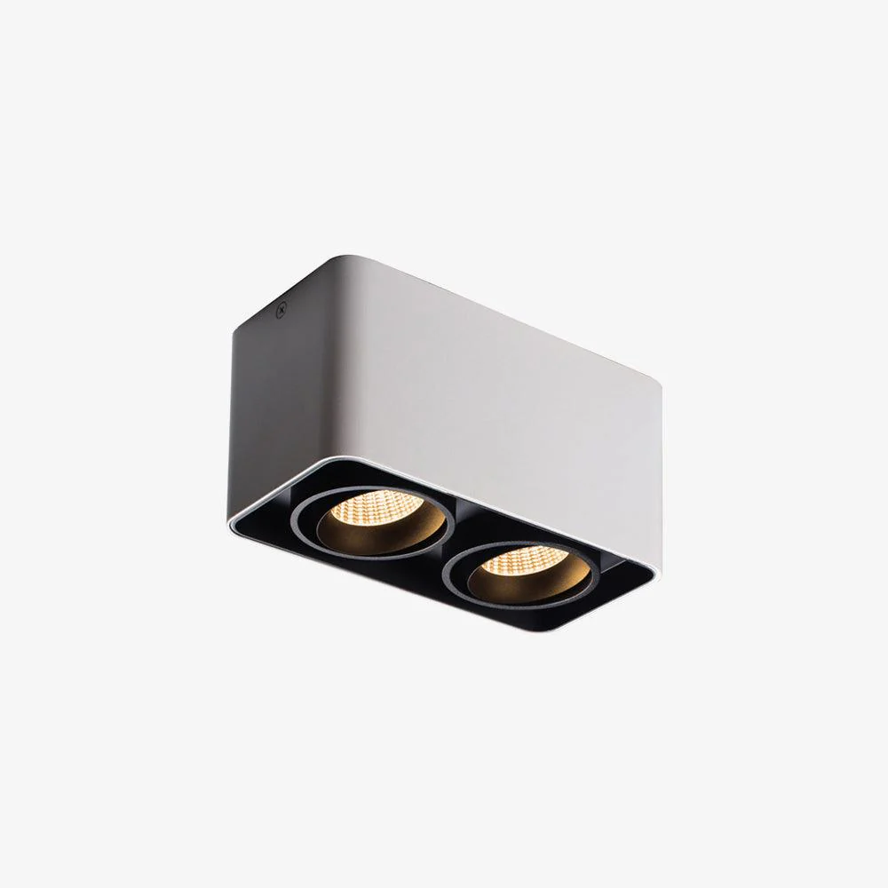 Solara Spotlight Surface Mount Twin LED Angular Minimalist - Image 19
