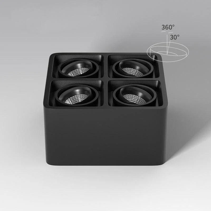 Solara Spotlight Surface Mount Twin LED Angular Minimalist - Image 2