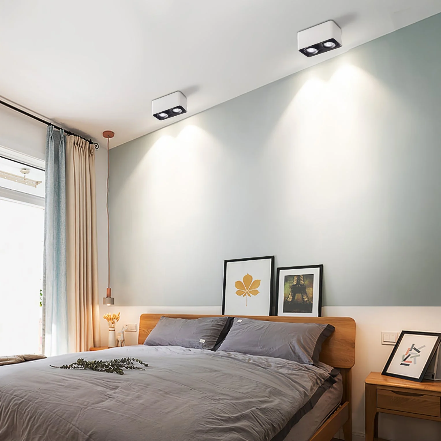 Solara Spotlight Surface Mount Twin LED Angular Minimalist - Image 25