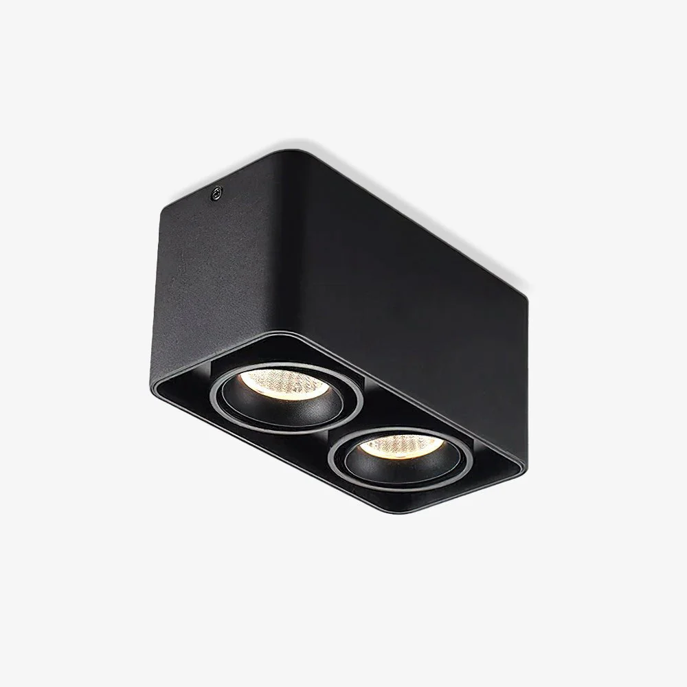 Solara Spotlight Surface Mount Twin LED Angular Minimalist - Image 49