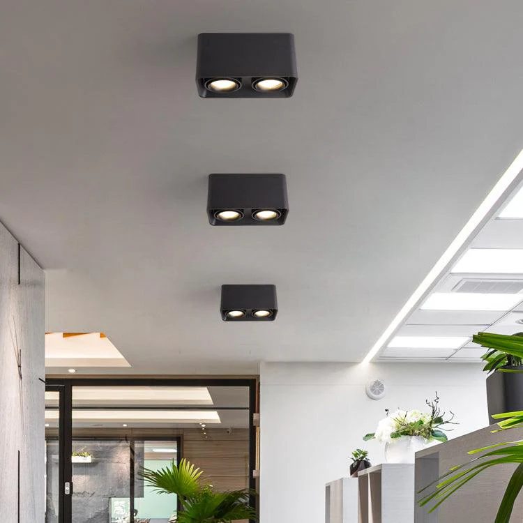 Solara Spotlight Surface Mount Twin LED Angular Minimalist - Image 56