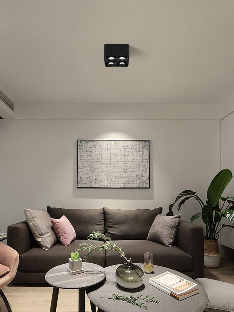 Solara Spotlight Surface Mount Twin LED Angular Minimalist - Image 6