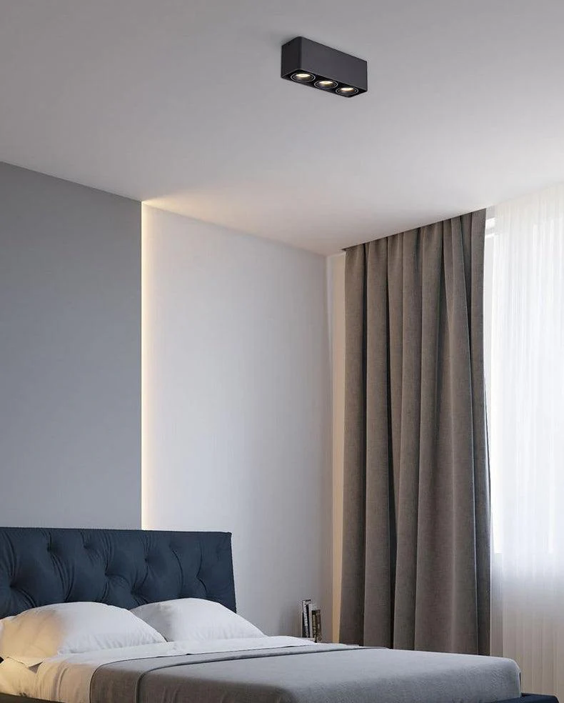 Solara Spotlight Surface Mount Twin LED Angular Minimalist - Image 9