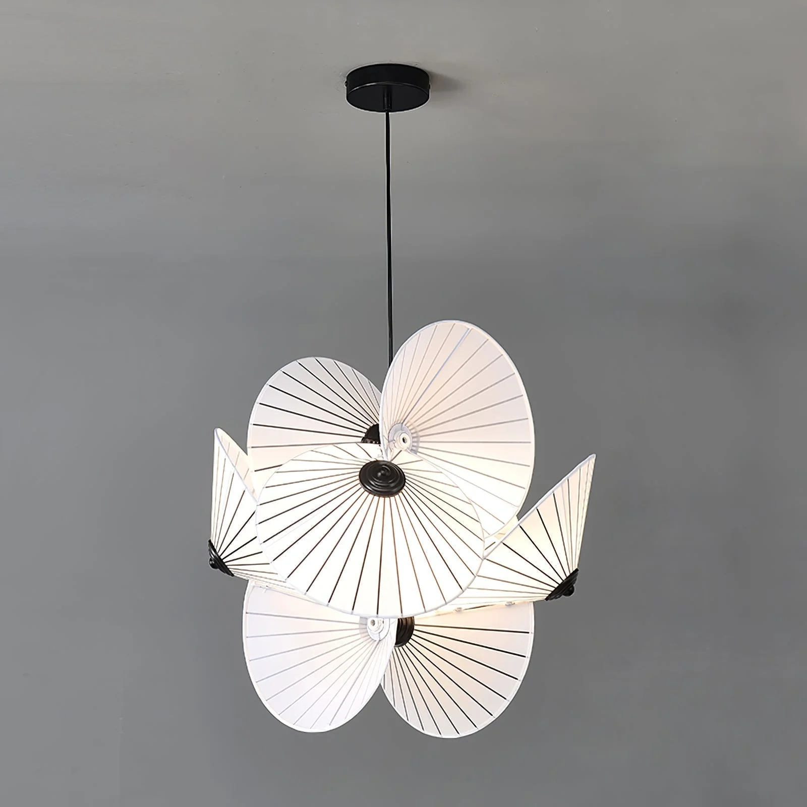 Solarare Fabric Artistic Pendant Light - Image 10