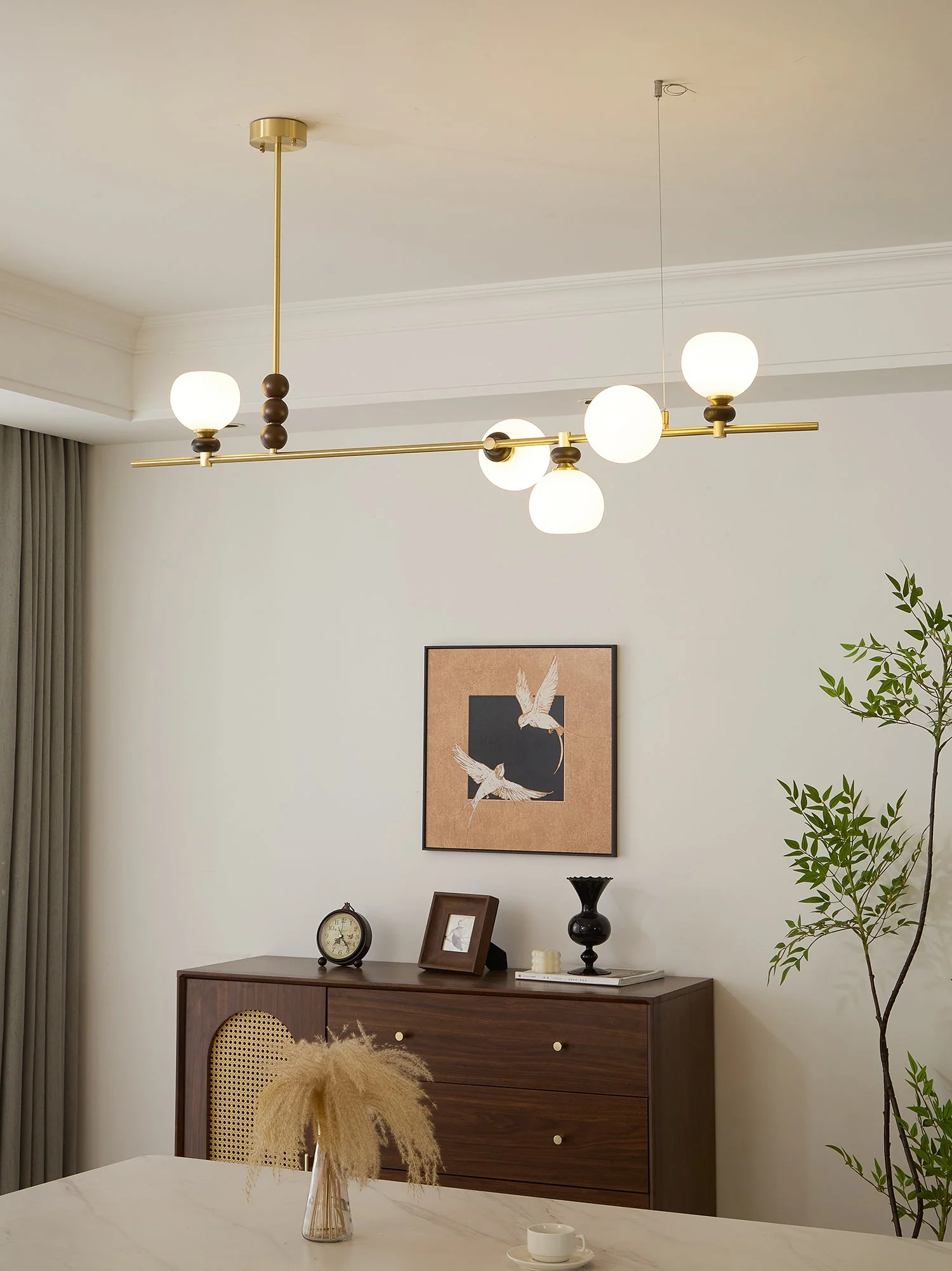 Solaren Wood Vintage Pendant Light - Image 19