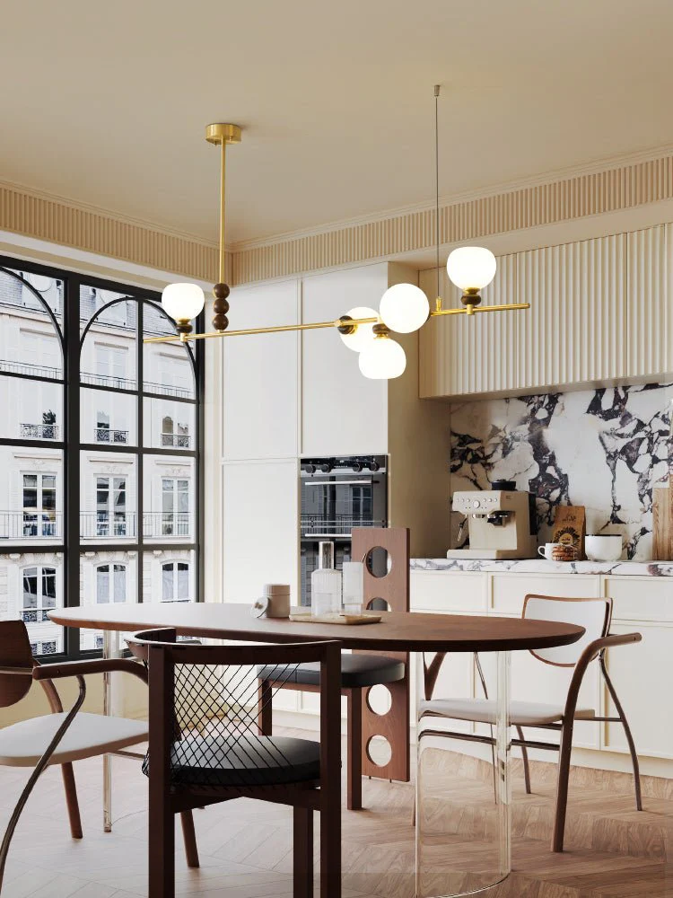 Solaren Wood Vintage Pendant Light - Image 2
