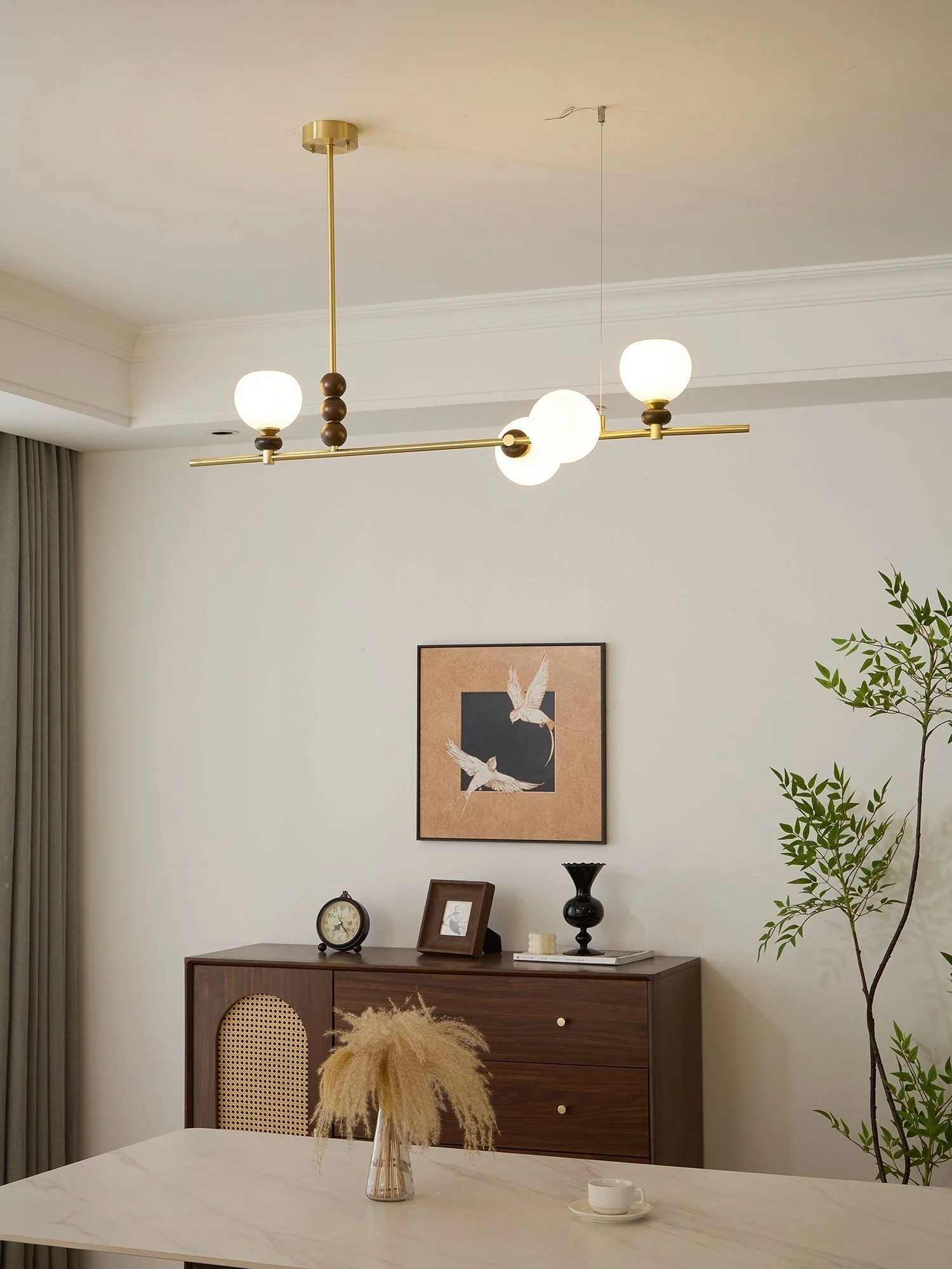 Solaren Wood Vintage Pendant Light - Image 20