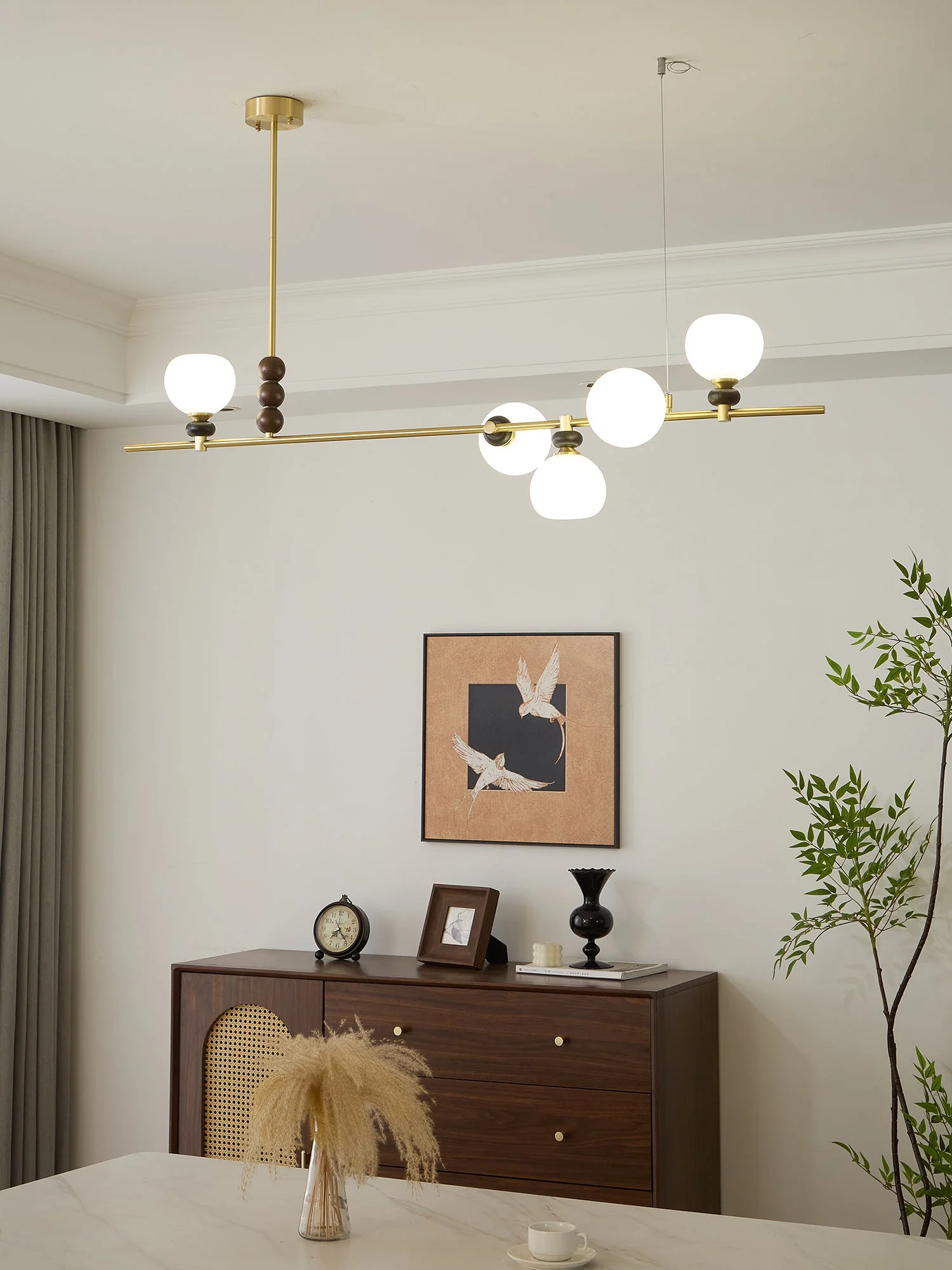 Solaren Wood Vintage Pendant Light - Image 24