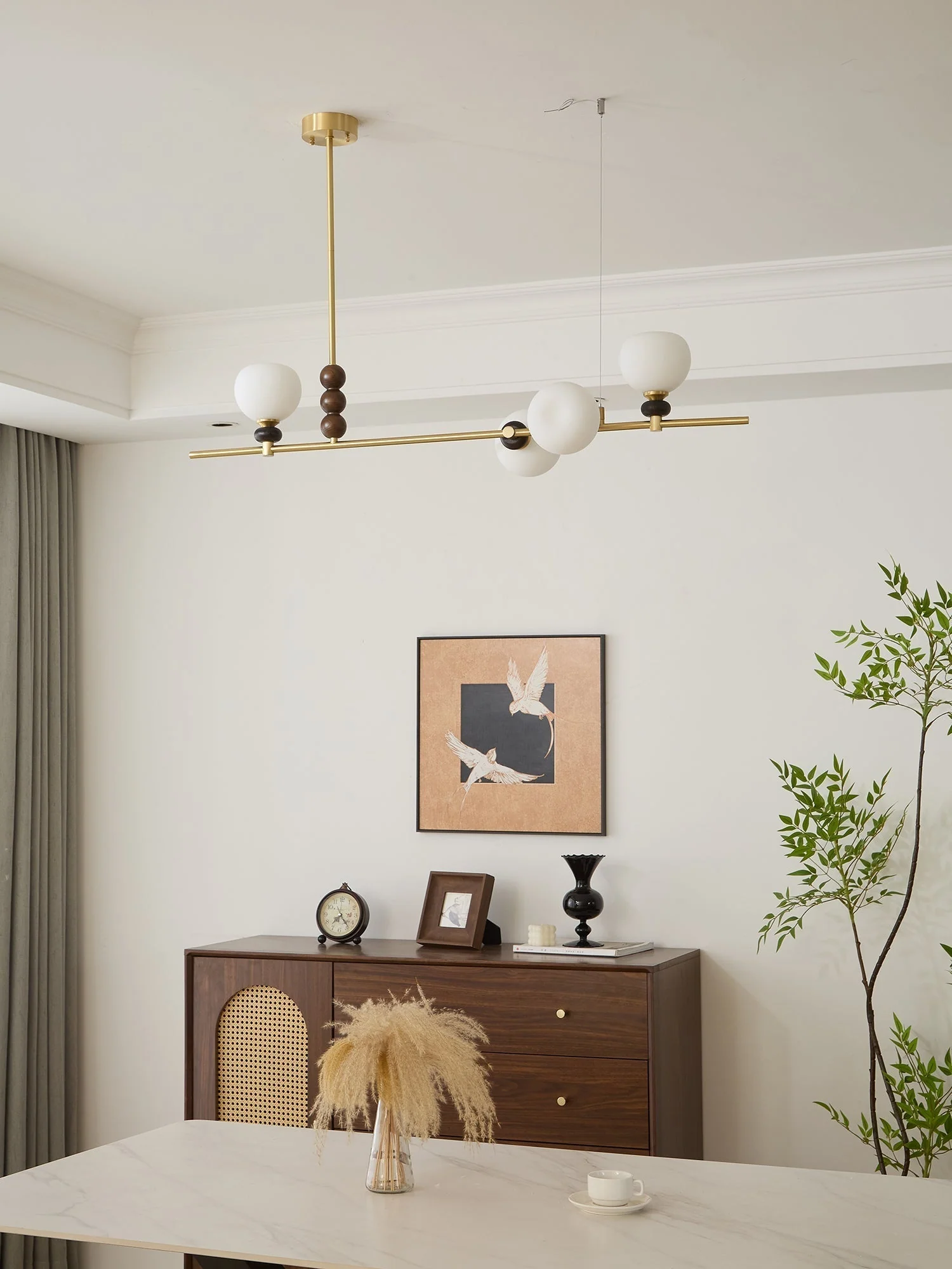 Solaren Wood Vintage Pendant Light - Image 26