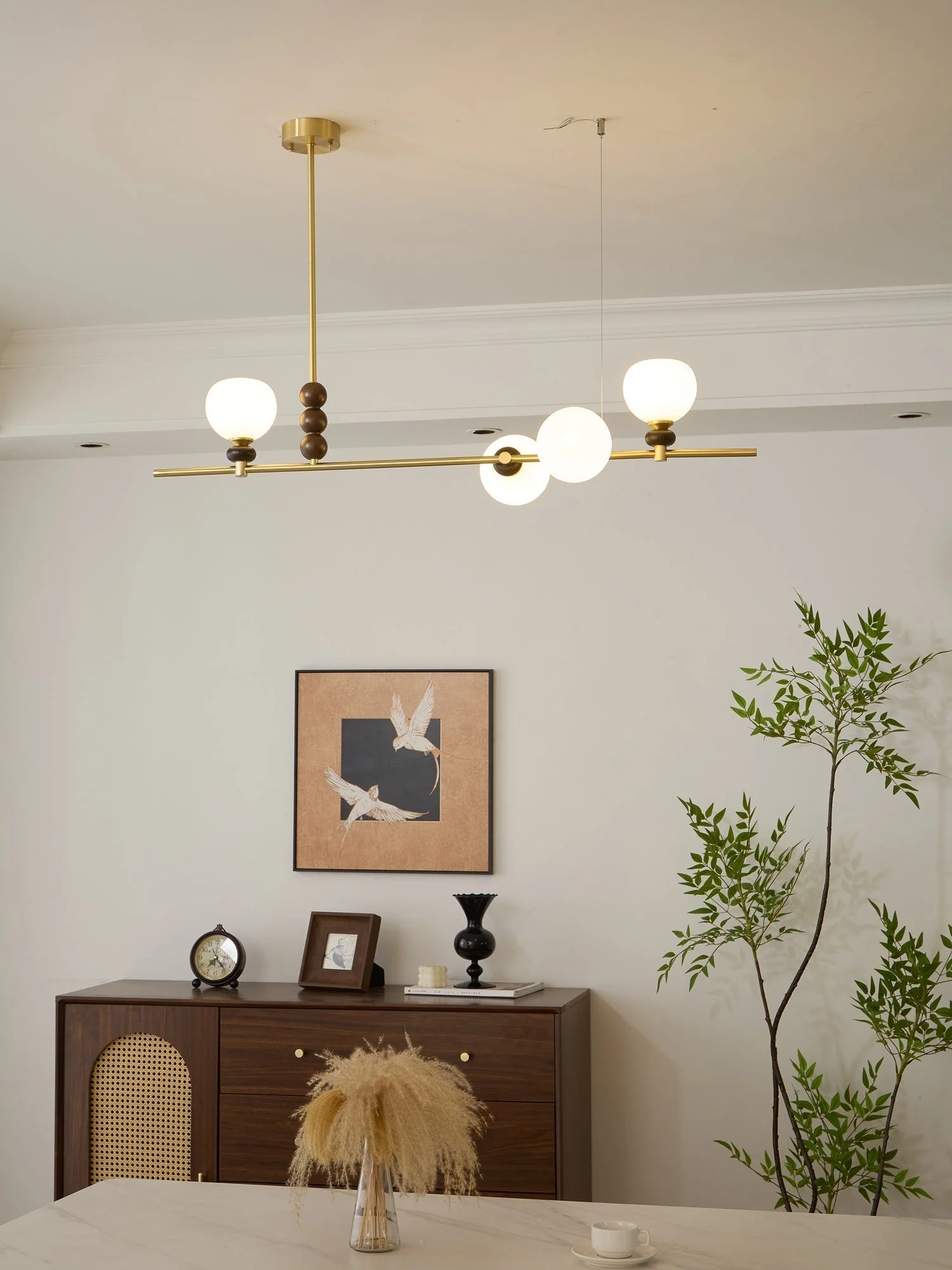 Solaren Wood Vintage Pendant Light - Image 28