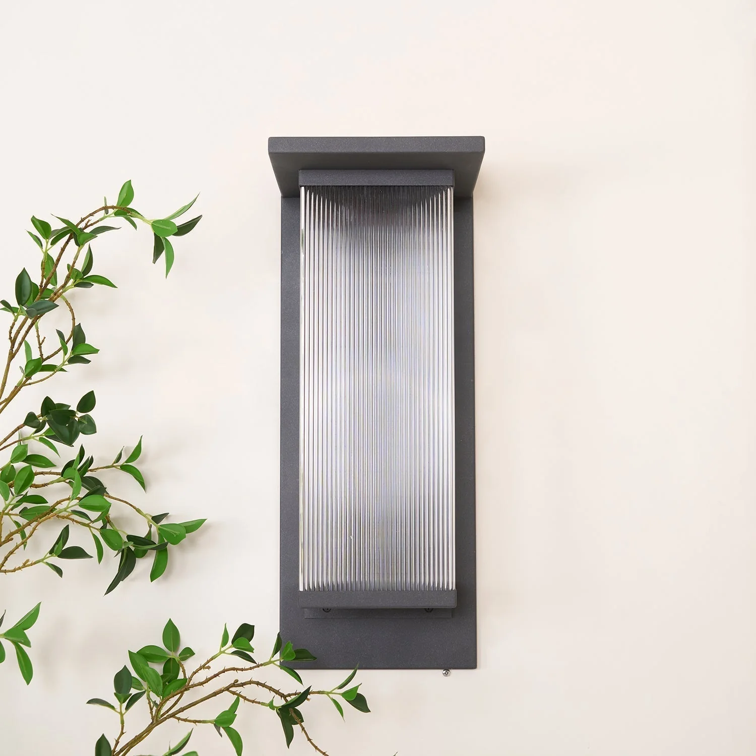 Solarise Steel Contemporary Wall Lamp - Image 12